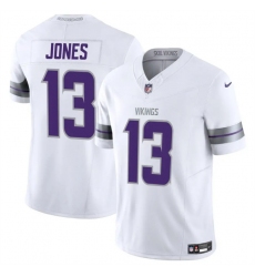 Men's Minnesota Vikings #13 Daniel Jones White 2024 F.U.S.E. Winter Warrior Limited Stitched Jersey