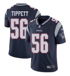 Men's Nike New England Patriots #56 Andre Tippett Navy Blue Team Color Vapor Untouchable Limited Player NFL Jersey