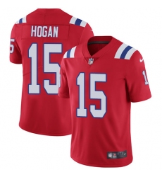 Youth Nike New England Patriots #15 Chris Hogan Red Alternate Vapor Untouchable Limited Player NFL Jersey