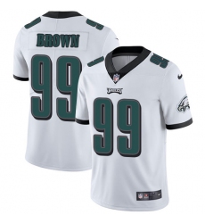 Men's Nike Philadelphia Eagles #99 Jerome Brown White Vapor Untouchable Limited Player NFL Jersey