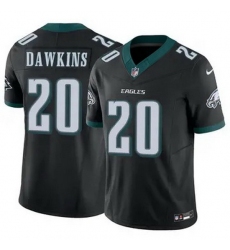 Men's Philadelphia Eagles #20 Brian Dawkins Black F U S E Stitched NFL Jersey