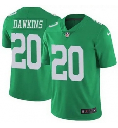 Men's Philadelphia Eagles #20 Brian Dawkins Green Vapor Untouchable Limited Stitched NFL Jersey