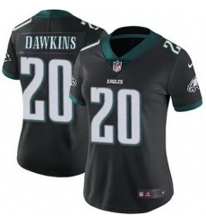 Women Philadelphia Eagles #20 Brian Dawkins Black F U S E Stitched NFL Jersey