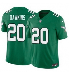 Youth Philadelphia Eagles #20 Brian Dawkins Green Vapor Limited Stitched NFL Jersey