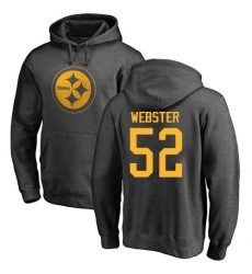 NFL Nike Pittsburgh Steelers #52 Mike Webster Ash One Color Pullover Hoodie