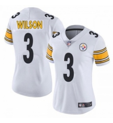 Women Pittsburgh Steelers #3 Russell Wilson Black F U S E Vapor Untouchable Limited Football Stitched Jersey