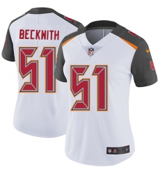 Women's Nike Tampa Bay Buccaneers #51 Kendell Beckwith Elite White NFL Jersey