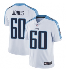 Men's Nike Tennessee Titans #60 Ben Jones White Vapor Untouchable Limited Player NFL Jersey