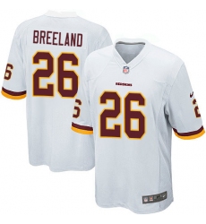 Men's Nike Washington Redskins #26 Bashaud Breeland Game White NFL Jersey