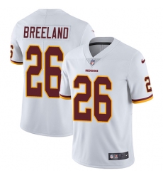 Youth Nike Washington Redskins #26 Bashaud Breeland Elite White NFL Jersey