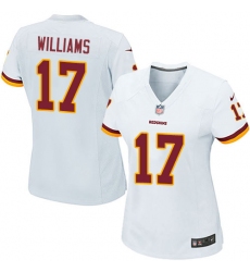 Women's Nike Washington Redskins #17 Doug Williams Game White NFL Jersey