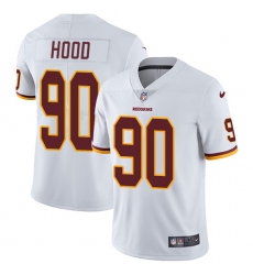 Youth Nike Washington Redskins #90 Ziggy Hood Elite White NFL Jersey