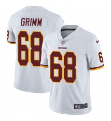 Men's Nike Washington Redskins #68 Russ Grimm White Vapor Untouchable Limited Player NFL Jersey