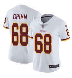 Women's Nike Washington Redskins #68 Russ Grimm Elite White NFL Jersey