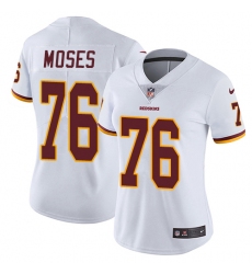 Women's Nike Washington Redskins #76 Morgan Moses Elite White NFL Jersey