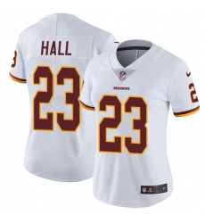 Women's Nike Washington Redskins #23 DeAngelo Hall White Vapor Untouchable Limited Player NFL Jersey