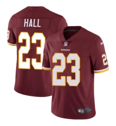Youth Nike Washington Redskins #23 DeAngelo Hall Elite Burgundy Red Team Color NFL Jersey