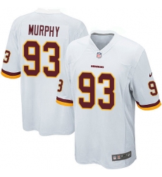 Men's Nike Washington Redskins #93 Trent Murphy Game White NFL Jersey
