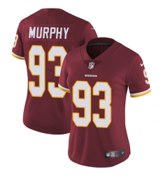 Women's Nike Washington Redskins #93 Trent Murphy Elite Burgundy Red Team Color NFL Jersey