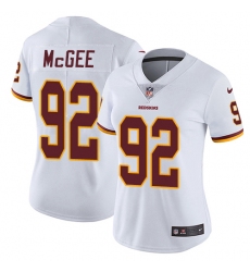 Women's Nike Washington Redskins #92 Stacy McGee Elite White NFL Jersey