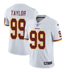 Men's Nike Washington Redskins #99 Phil Taylor White Vapor Untouchable Limited Player NFL Jersey