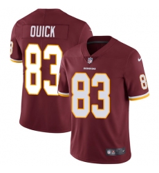 Youth Nike Washington Redskins #83 Brian Quick Elite Burgundy Red Team Color NFL Jersey