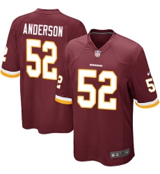 Men's Nike Washington Redskins #52 Ryan Anderson Game Burgundy Red Team Color NFL Jersey