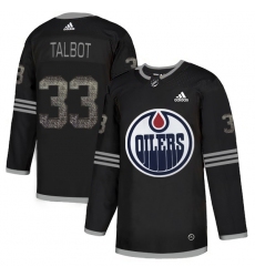 Men's Adidas Edmonton Oilers #33 Cam Talbot Black Authentic Classic Stitched NHL Jersey
