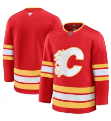 Men's Calgary Flames Blank Red 2024-25 Home Stitched Hockey Jersey