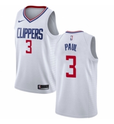 Youth Nike Los Angeles Clippers #3 Chris Paul Swingman White NBA Jersey - Association Edition