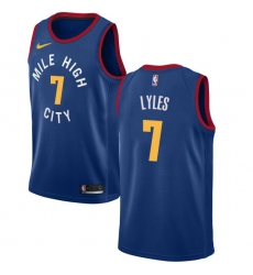 Youth Nike Denver Nuggets #7 Trey Lyles Swingman Light Blue Alternate NBA Jersey Statement Edition