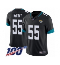 Men's Jacksonville Jaguars #55 Lerentee McCray Limited Gold Rush Vapor Untouchable 100th Season Football Jersey