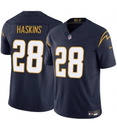 Men's Los Angeles Chargers #28 Hassan Haskins Navy 2024 F.U.S.E Vapor Limited Stitched Football Jersey