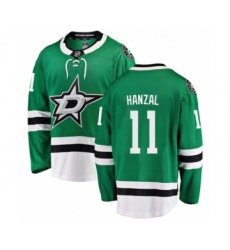Youth Dallas Stars #11 Martin Hanzal Authentic Green Home Fanatics Branded Breakaway NHL Jersey