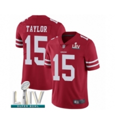 Youth San Francisco 49ers #15 Trent Taylor Red Team Color Vapor Untouchable Limited Player Super Bowl LIV Bound Football Jersey