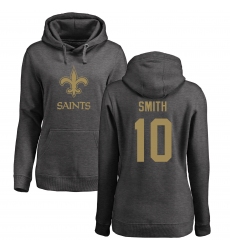 NFL Women's Nike New Orleans Saints #10 Tre'Quan Smith Ash One Color Pullover Hoodie