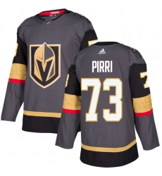 Men's Adidas Vegas Golden Knights #73 Brandon Pirri Authentic Gray Home NHL Jersey
