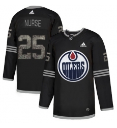 Men's Adidas Edmonton Oilers #25 Darnell Nurse Black Authentic Classic Stitched NHL Jersey