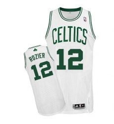 Women's Adidas Boston Celtics #12 Terry Rozier Authentic White Home NBA Jersey