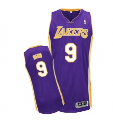 Youth Adidas Los Angeles Lakers #9 Luol Deng Authentic Purple Road NBA Jersey