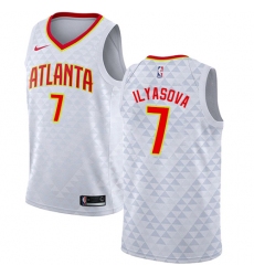 Men's Nike Atlanta Hawks #7 Ersan Ilyasova Authentic White NBA Jersey - Association Edition