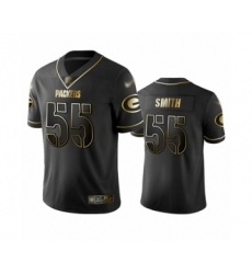 Men's Green Bay Packers #55 Za'Darius Smith Limited Black Golden Edition Limited Football Jersey