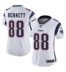 Women's Nike New England Patriots #88 Martellus Bennett White Vapor Untouchable Limited Player NFL Jersey