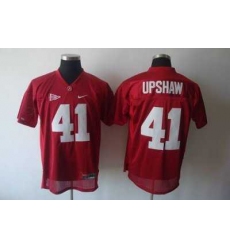 Crimson Tide #41 Courtney Upshaw Red Embroidered NCAA Jersey