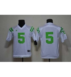 Youth NCAA Fighting Irish #5 Everett Golson White Under The Lights Jersey