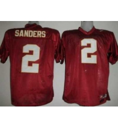 ncaa Florida State Seminoles #2 Sanders Red[Kids]