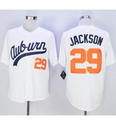 Auburn Tigers #29 Bo Jackson White Throwback Stitched NCAA Jersey