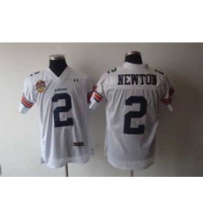 Tigers #2 Newton White Embroidered NCAA Jersey