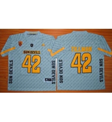 Arizona State Sun Devils #42 Pat Tillman New Grey Stitched NCAA Basketball Jersey