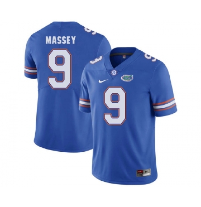 Florida Gators 9 Dre Massey Blue College Football Jersey